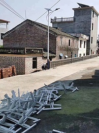 福建永安：230盞led太陽能路燈照亮居民回家路