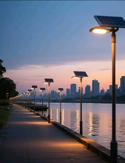 光影魔術師——南德太陽能路燈重塑夜間景觀