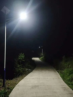 南德太陽能路燈走進湛江遂溪楊柑鎮