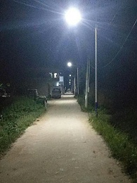 廣西來賓興賓區太陽能路燈工程案例