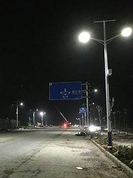 廣西百色市田陽縣太陽能路燈工程案例