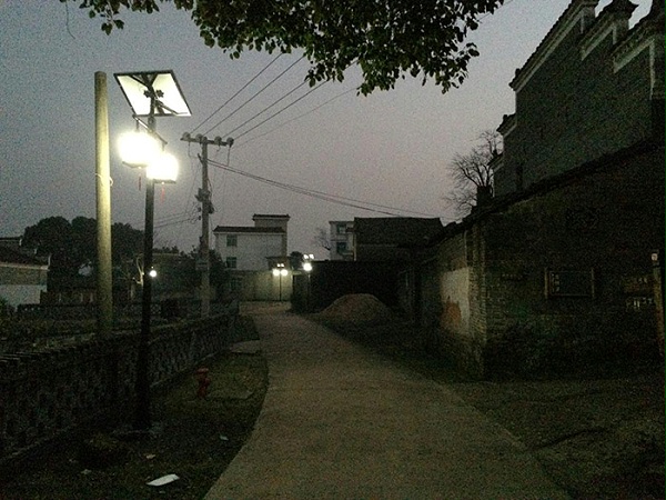 江西省吉安市吉水縣燕坊古鎮太陽能庭院燈