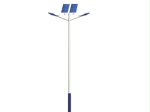 太陽能LED路燈_市政太陽能路燈_太陽能雙頭路燈